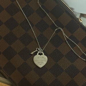 Tiffany & Co. Silver Heart Pendant Necklace
